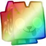 Shiny Rainbow Enchanted Dog