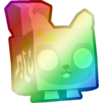 Shiny Rainbow Enchanted Squirrel
