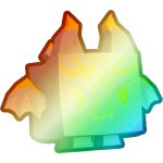 Shiny Rainbow Encrusted Dragon