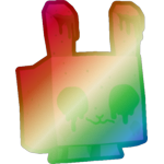 Shiny Rainbow Ender Bunny