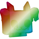 Shiny Rainbow Ender Goat