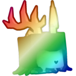 Shiny Rainbow Evil Deer