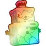 Shiny Rainbow Evil Snowman