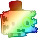 Shiny Rainbow Fancy Axolotl