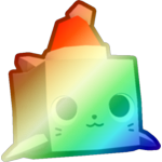 Shiny Rainbow Festive Seal