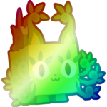 Shiny Rainbow Fiddlefern Cat
