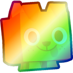 Shiny Rainbow Fire Dog