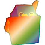 Shiny Rainbow Fish in a Bucket