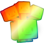 Shiny Rainbow Flamortuus