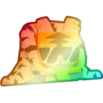 Shiny Rainbow Flex Tiger