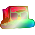 Shiny Rainbow Floatie Penguin