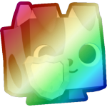 Shiny Rainbow Fortress Dog