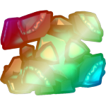 Shiny Rainbow Fragmented Golem