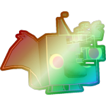Shiny Rainbow Fragmented Pterodactyl