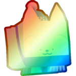 Shiny Rainbow Frost Fox