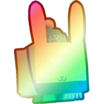 Shiny Rainbow Frost Rabbit