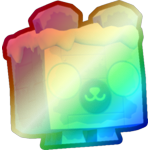 Shiny Rainbow Frostbyte Bear