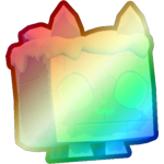 Shiny Rainbow Frostbyte Cat