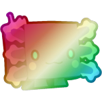 Shiny Rainbow Ghost Axolotl