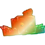 Shiny Rainbow Glass Kraken