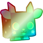 Shiny Rainbow Glimmer Goat