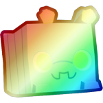 Shiny Rainbow Glow Worm