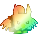 Shiny Rainbow Golf Griffin