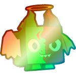 Shiny Rainbow Good vs Evil Dragon