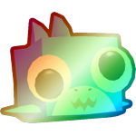 Shiny Rainbow Googly Shark