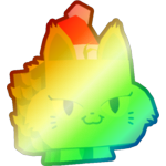 Shiny Rainbow Grinch Cat