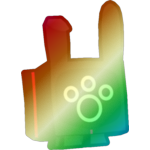 Shiny Rainbow Guard Bunny