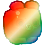 Shiny Rainbow Gummy Bear