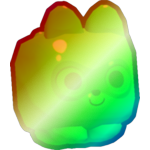 Shiny Rainbow Gummy Raccoon