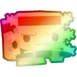 Shiny Rainbow Gym Axolotl