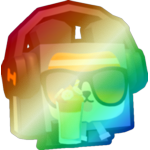Shiny Rainbow Gym Panda