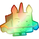 Shiny Rainbow Gym Unicorn