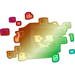 Shiny Rainbow Hacked Computer
