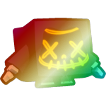 Shiny Rainbow Hacked Skeleton