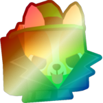 Shiny Rainbow Hacker Corgi