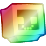 Shiny Rainbow Happy Computer