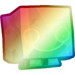 Shiny Rainbow Happy Rock