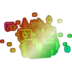 Shiny Rainbow Haxigator