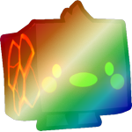 Shiny Rainbow Hell Chick