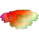 Shiny Rainbow Hi-Tech Parrot