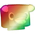 Shiny Rainbow Hippo