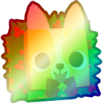 Shiny Rainbow Holly Corgi