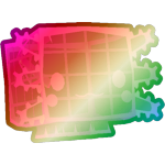 Shiny Rainbow Hologram Axolotl