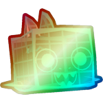 Shiny Rainbow Hologram Shark