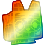 Shiny Rainbow Hologram Tiger
