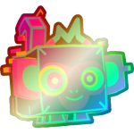 Shiny Rainbow Holographic Monkey
